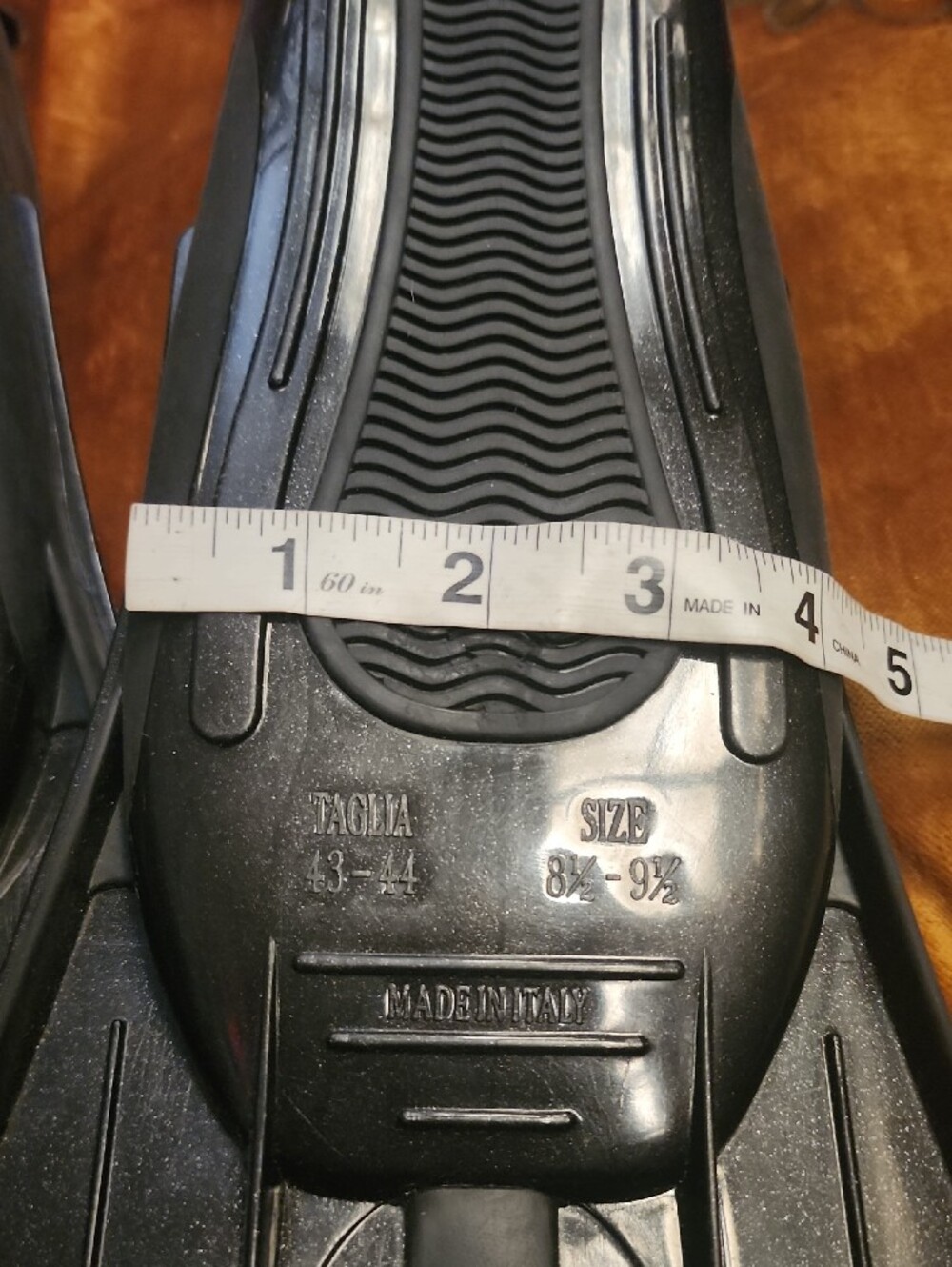 NWOT Cressi Black Full Foot Dive Fins - Picture 9 of 9
